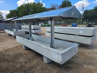 Concrete Feed Trough w/ Top