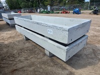 (2) Concrete Feed Troughs