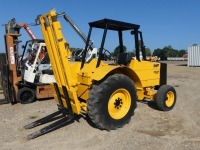 Massey Ferguson MF6500H Rough-terrain Forklift (s/n not found): Perkins Diesel, 46" Forks, 2-stage Mast