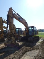 2017 Cat 323FL Excavator, s/n XCF01478: Encl. Cab, 31" Tracks, 48" Bkt., Manual Thumb, Aux. Hydraulics, Meter Shows 4568 hrs