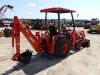 Kubota B21 4WD Loader Backhoe, s/n 51946: 4-post Canopy, 2555 hrs - 21