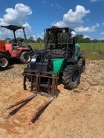 2008 JCB 520 Telescopic Forklift, s/n 1411417 (Salvage): 5000 lb. Cap., No Fuses, Bent Oil Pan