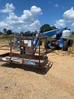 Genie S65 4WD Boom-type Manlift, s/n S60-7891 (Salvage): Runs, Does Not Travel