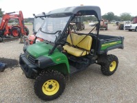 2016 John Deere 625i Gator Utility Vehicle, s/n 1M0625GSCGM111664 (No Title - $50 Trauma Care Fee Applies): Gas Eng., Manual Dump, 864 hrs, 5555 mi.