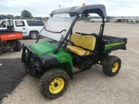 2014 John Deere 625i Gator Utility Vehicle, s/n 1M0625GSJEM083067 (No Title - $50 Trauma Care Fee Applies): Gas Eng., Manual Dump, 1347 hrs, 8575 mi.