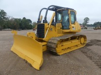 John Deere 850C-WXLT Series II Dozer, s/n 909098: C/A, Sweeps, Rear Screen, 6-way Blade, 8333 hrs