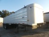 2011 Travis S/96 35' End Dump Trailer, s/n 48X1F3533B1007240: Alum., 3-axle, Elec. Tarp, 11R24.5 Tires, Alum. Wheels - 2