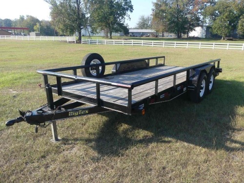 2005 Big Tex 12PI 7x18 Trailer, s/n 16VPX182152367298: T/A, 6000 lb. Axles, Bumper-pull, Ramps