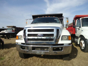 2012 Ford F750 Single-axle Dump Truck, s/n 3FRNF7F1CV251489: Cummins Eng., Auto, Spring Susp., 19K mi., ID 43483