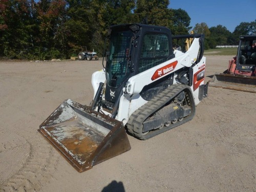 2023 Bobcat T66 Skid Steer, s/n B4SB34831: R-Series, C/A, GP Bkt., Hyd. QC, Rubber Tracks, GP Bkt., Aux. Hydraulics, 600 hrs