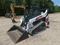 2021 Bobcat T66 Skid Steer, s/n B4SB19689: C/A, Rubber Tracks, GP Bkt., Hyd. Quick Connect, Aux. Hydraulics, 873 hrs