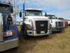 2012 Cat CT660 Truck Tractor, s/n 1HSJGTKR2C1622943: Day Cab, T/A, Cat Diesel Eng., Eaton 10-sp., Eng. Brake, Locking Rears, Air Ride, Sliding 5th Wheel, 348K mi., ID 43496 - 2