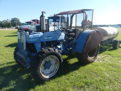 Ford 4610 MFWD Tractor, s/n BC24823: Rollbar Canopy, w/ Boom and Tank, PTO, Drawbar