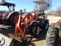 Kubota R510 Rubber-tired Loader, s/n 20607 (Salvage): Canopy, Quick Attach Bkt., 9868 hrs