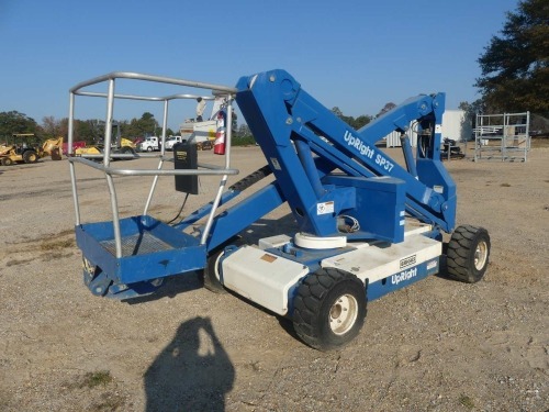 1997 Upright SP37 Manlift, s/n 1198 (Salvage): Needs Batteries