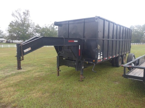 Omaha Standard 30' Gooseneck Dump Trailer, s/n P4804 (No Title - Bill of Sale Only): T/A