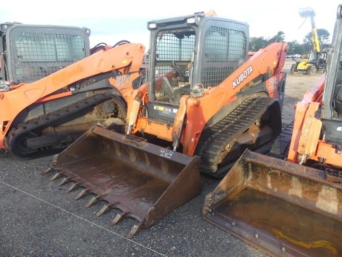 2018 Kubota SVL95-2S Skid Steer, s/n 39069: C/A, GP Bkt., Hyd. QC, Aux. Hydraulics, Rubber Tracks, 1141 hrs