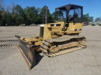 1991 Cat D3C LGP Dozer, s/n 5CJ00201: 4-post Canopy, 6-way Blade, Pyramid Pads, Right Truck Issue, 9668 hrs