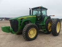 John Deere 8330 MFWD Tractor, s/n 023121: C/A, Rear Duals, Factory Weights, Rear Quick Hitch, PTO, 4 Hyd. Remotes, 8638 hrs