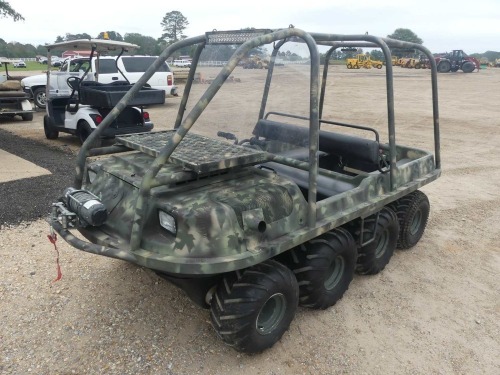 Argo Conquest 8-wheel Amphibious Buggy, s/n 2DGMSABT33NC20719 (No Title - $50 Trauma Care Fee Applies): Kawasaki 20hp Liquid-cooled Eng., 30 hrs on Rebuilt Eng., 223 hrs