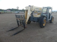 Gehl RS6-42 Telescopic Forklift, s/n 814690: Canopy, Diesel, 48" Forks, Crab Steer, Carraige Tilt, 13.00-24 Tubeless Tires, 6600 lb. Cap., 3486 hrs