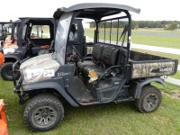 2017 Kubota RTV-X1120 Utility Vehicle, s/n 20325 (No Title - $50 Trauma Care Fee Applies): 9K mi.