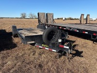 2022 Big Tex 14TL Car Hauler Trailer, s/n 16V1C2528L2121010: Pintle Hitch, T/A, Wood Floor