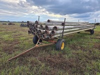 Approx. 38 pcs of Irrigation Pipe on Trailer