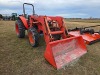 Kubota M5660 Tractor, s/n 52236: Rollbar, LA1154 Loader, PTO, Lift Arms, 1760 hrs - 2