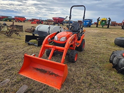 Kubota BX2370 MFWD Tractor, s/n 29317: Rollbar, LA243 Loader w/ Bkt., 3PH, PTO, 85 hrs