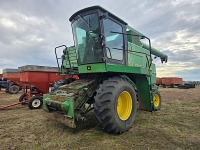 John Deere 6620 Combine, s/n 552006: Turbo, Hydrostatic, 3128 hrs