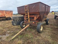 J & M Gravity Flow Wagon: Left Side Dump