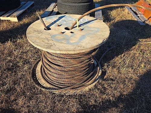 Approx. 275' of 3/4" Wire Cable on Spool