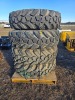 (4) 14.00x24 Tractor Tires and Rims