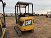 2016 Cat 301.4C Mini Excavator, s/n LJ300351: 158 hrs - 7