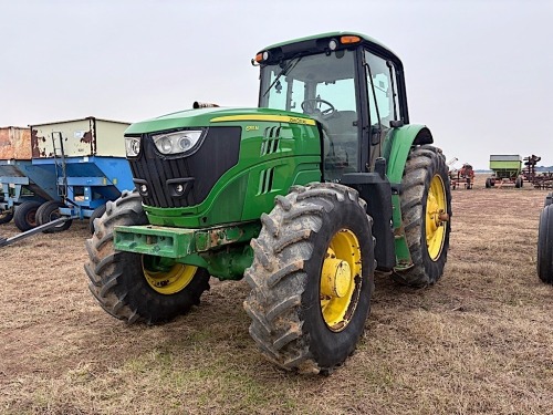 2018 John Deere 6155M MFWD Tractor, s/n 1L06155MCJG913781: C/A, 2348 hrs