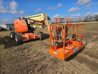 2013 JLG 450AJ Series II 4WD Boom-type Manlift, s/n 0300168612: Propane Gas Eng., 45' Reach, 500 lb. Cap., 11 hrs