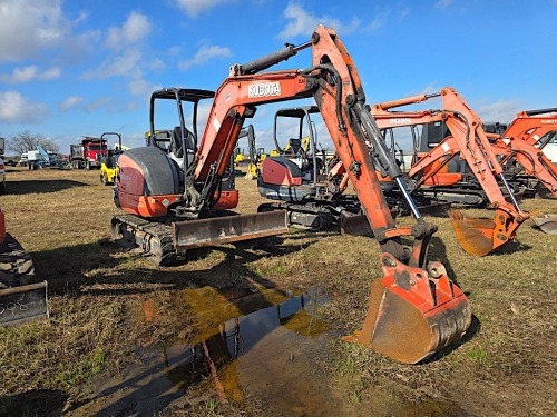 2017 Kubota KX040-4 Mini Excavator, s/n 26870: 3590 hrs