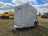 Horse Trailer (No Title - Bill of Sale Only): 2-horse, Straight Load, Umper-pull, Wood Floor, Grated Area - 2