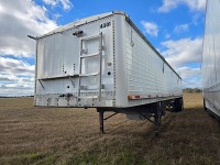 1991 Wilson Hopper Trailer, s/n 1W1MAF1D5MA215544: 11R22.5 Tires, Roll Tarp, Spring Susp. w/ Equalizers, 43'x66"x96", T/A, 65000 GVWR