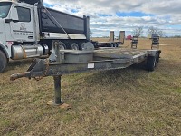 22.6' Flatbed Trailer (No Title - Bill of Sale Only): Bumper-pull, 7' Wide