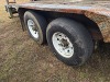 22.6' Flatbed Trailer (No Title - Bill of Sale Only): Bumper-pull, 7' Wide - 4