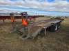 22.6' Flatbed Trailer (No Title - Bill of Sale Only): Bumper-pull, 7' Wide - 5