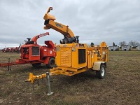 2021 Bandit Intimidator 12X Wood Chipper, s/n 4FMUS1615MR5116672: Pintle Hitch, 608 hrs