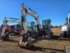 2016 Bobcat E85 Midi Excavator, s/n B34T13108: C/A, Swing Boom, Blade, Aux. Hydraulics, Bkt., Rubber Tracks, 4426 hrs - 2