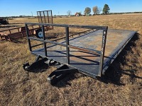 22x8 Trailer Body (No Title - Bill of Sale Only): Metal, Ramps