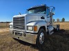 2014 Mack CHU613 Truck Tractor, s/n 1M1AN09Y8EM061932: T/A, Day Cab, Mack MP8 445hp Eng., mDrive Auto Shift, Air Ride Susp., 12K Front, 40K Rears, 210" WB, Alum. Headache Rack, 11R24.5 Tires, Alum. Wheels, 683K mi.