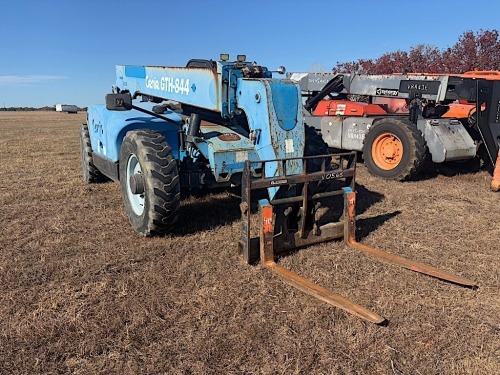 2014 Genie GTH844 4WD Telescopic Forklift, s/n GTH0815-20628: Deutz Diesel, Crab Steer, Carraige Tilt, Canopy, 44' Reach, 8000 lb. Cap.