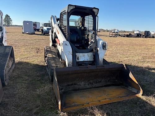 2017 Bobcat T650 Skid Steer, s/n ALJG20414: Canopy, GP Bkt., Rubber Tracks