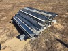 (45) 6'6" Metal Guard Rail Posts - 2